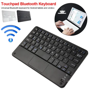 

7 inch Universal Android Windows Tablet Wireless Bluetooth keyboard with Touchpad For Samsung Tab Microsoft Wholesale