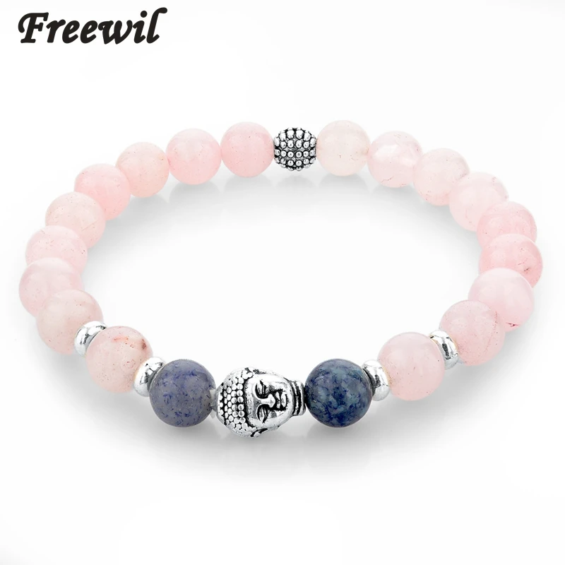 

2018 Pink Natural Stone 8mm tiger eye beads Bracelets Bangles Fashion Jewelry Elastic Buddha Bracelets for Women Bijoux