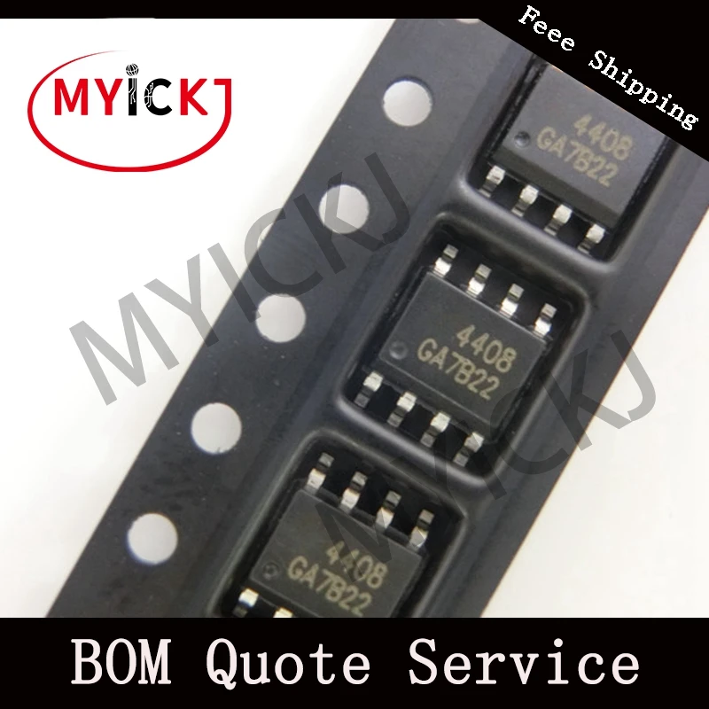 

10pcs AO4408 IC CHIP N-Channel Enhancement Mode Field Effect Transistor sop new original
