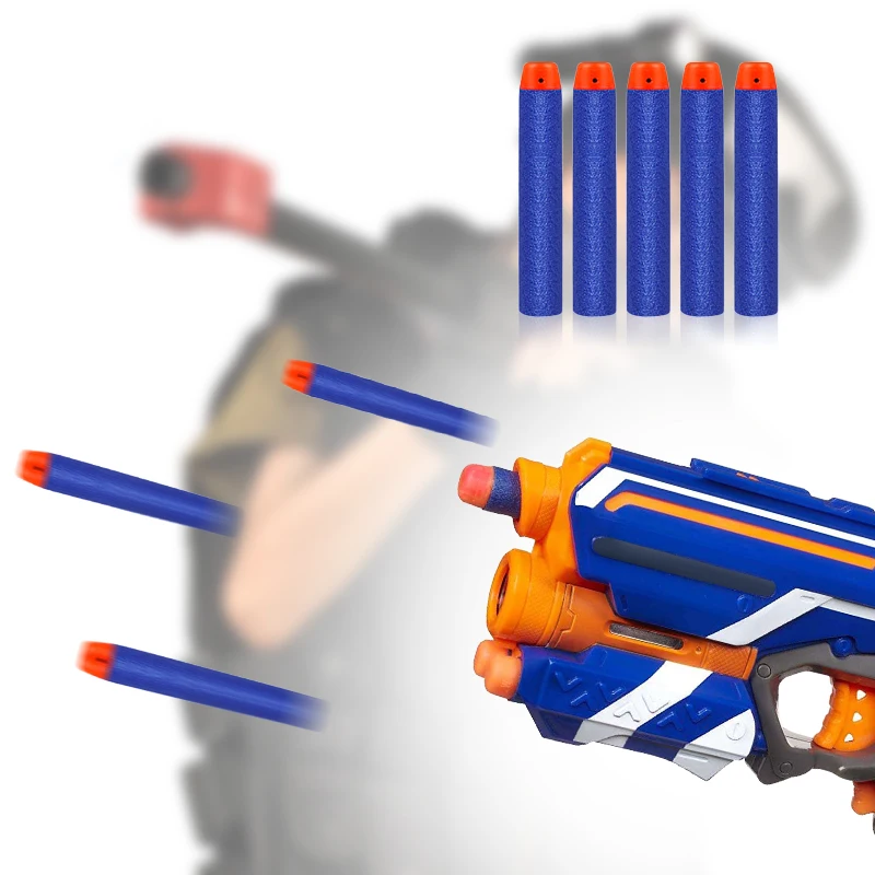 200 шт. пули для игрушечный пистолет Nerf Airsoft воздушные пистолеты игрушечный пистолет полые пули для Nerf N-strike Elite Series oyuncak silah
