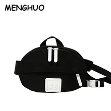 Menghuo нейлон Водонепроницаемый многоцелевой талии сумка Женская зимняя обувь новая мода высокое качество личности Повседневное диких сумка