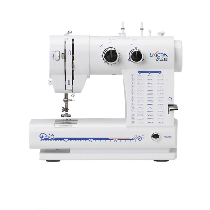 Household multifunctional electric sewing machine,with side whipstitch function,can replace the presser foot,with pedals