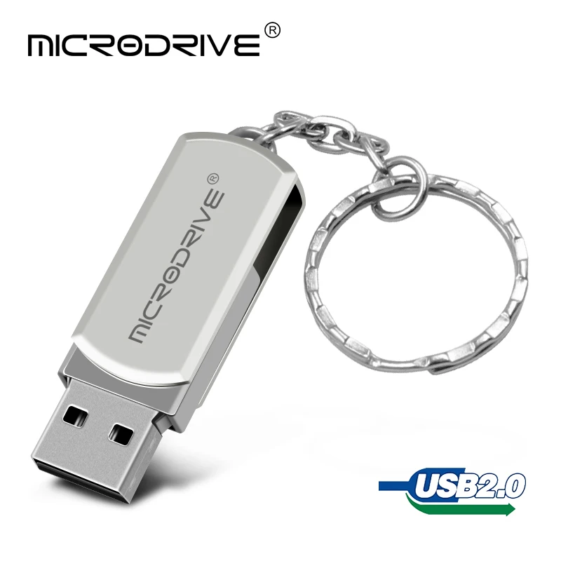 360 градусов Whirl USB накопители 4g 8g 16g металл Mirco USB 2,0 диск 32 Гб 64 Гб 128 ГБ usb флешка высокоскоростной USB флэш-накопитель с подарком