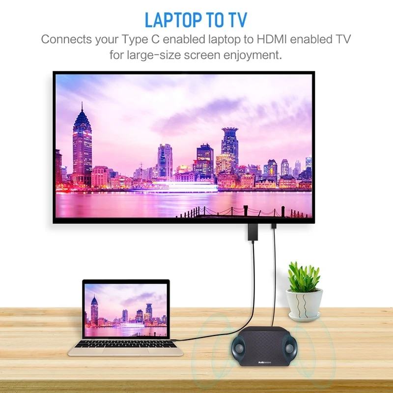 4K HD Mirroring USB Type C к HDMI Конвертор Кабель рок адаптер кабель для Macbook/Huawei/Samsung