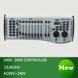 Горячая Распродажа международного стандарта DMX 240 контроллер DJ Профессиональный 512dmx контроллер оборудования перемещение головы луч света