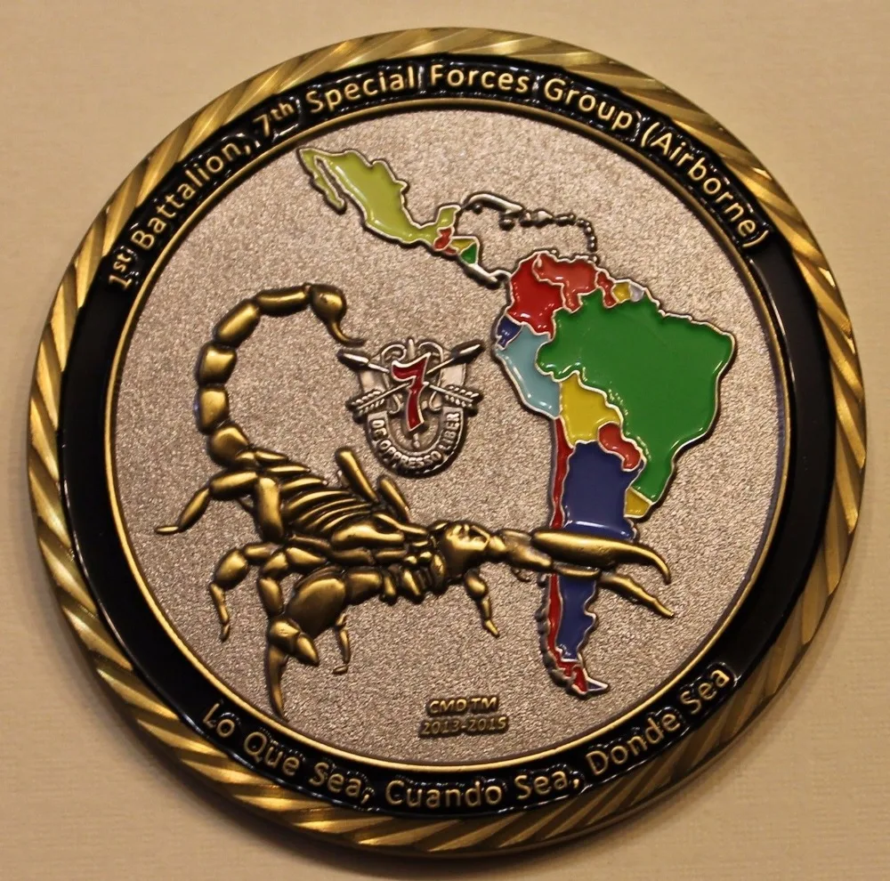 Airborne 1st Battalion Commander Army Challenge Coin (1)