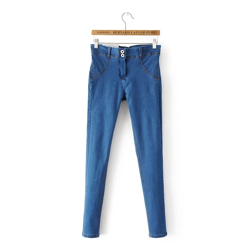 Женские узкие джинсы, джинсы со средней талией, осенние женские обтягивающие эластичные джинсы, женские повседневные винтажные джинсовые штаны, обтягивающие весенние брюки