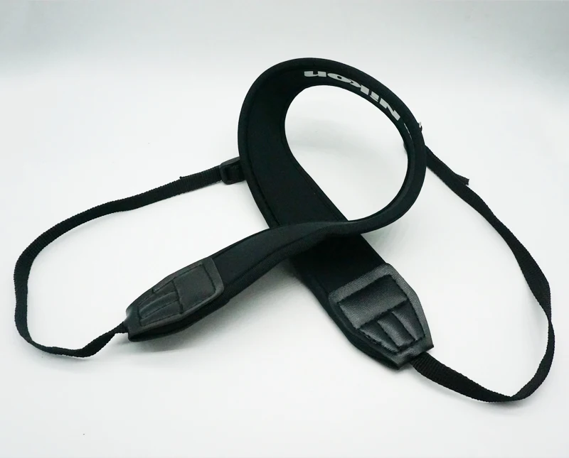 Универсальный Регулируемый хлопковый кожаный плечевой ремень для камеры черный ремень для sony Nikon Canon Panasonic Pentax ремень для камеры