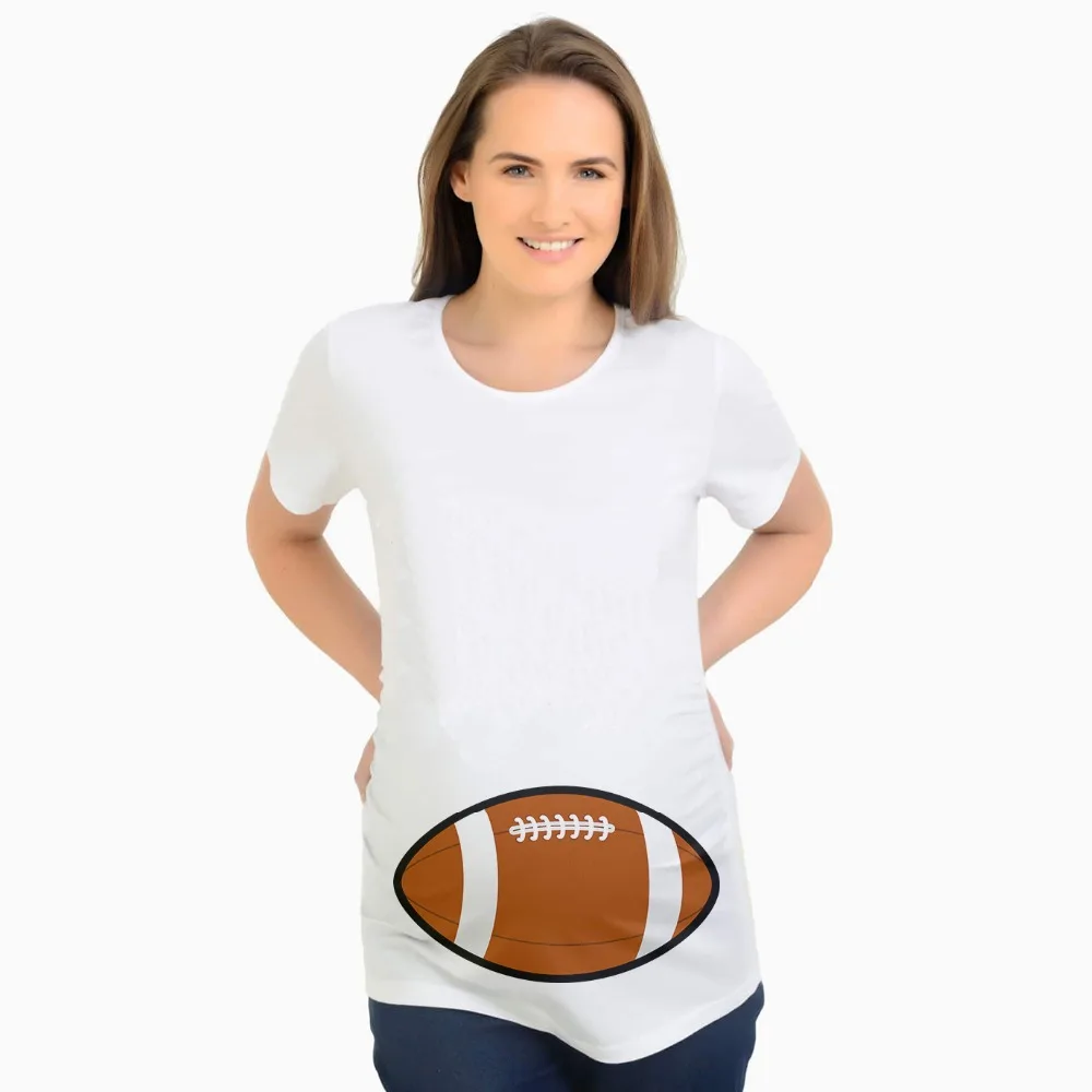 MRKONG новые футболки для беременных женщин регби футболки для беременных Одежда для беременных s-xxl