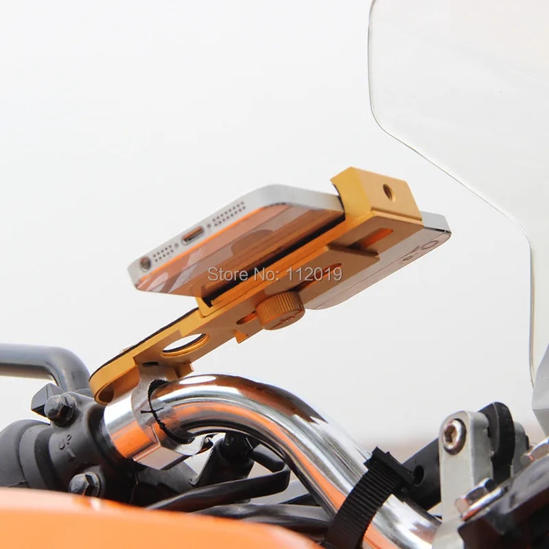 Алюминиевый сплав Велоспорт езда мотоцикл велосипед для навигации по мобильному телефону gps Кронштейн держатель рамка