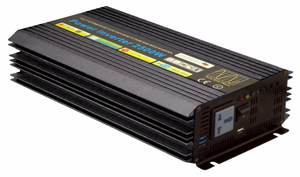 

LED Display Off Grid Solar Inverter 2500W 12V/24V/48VDC to 110V220VAC Pure Sine Wave Power Inverter
