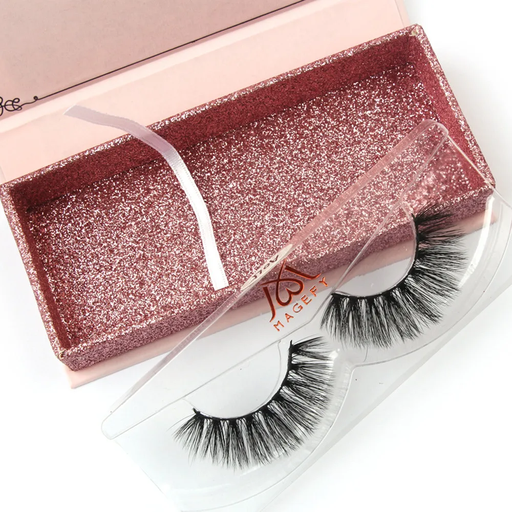 

false eyelashes 1 Pair 3D Natural Thick False Fake Eyelashes Eye Lashes Makeup Extension eyelashes 3d