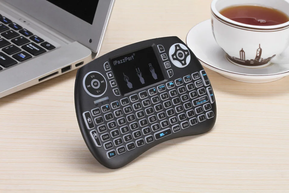 IPazzPort три цвета 2.4 г Мини Беспроводной клавиатура Мышь с тачпадом для Android ТВ коробка, Raspberry Pi, мини-ПК, Проекторы