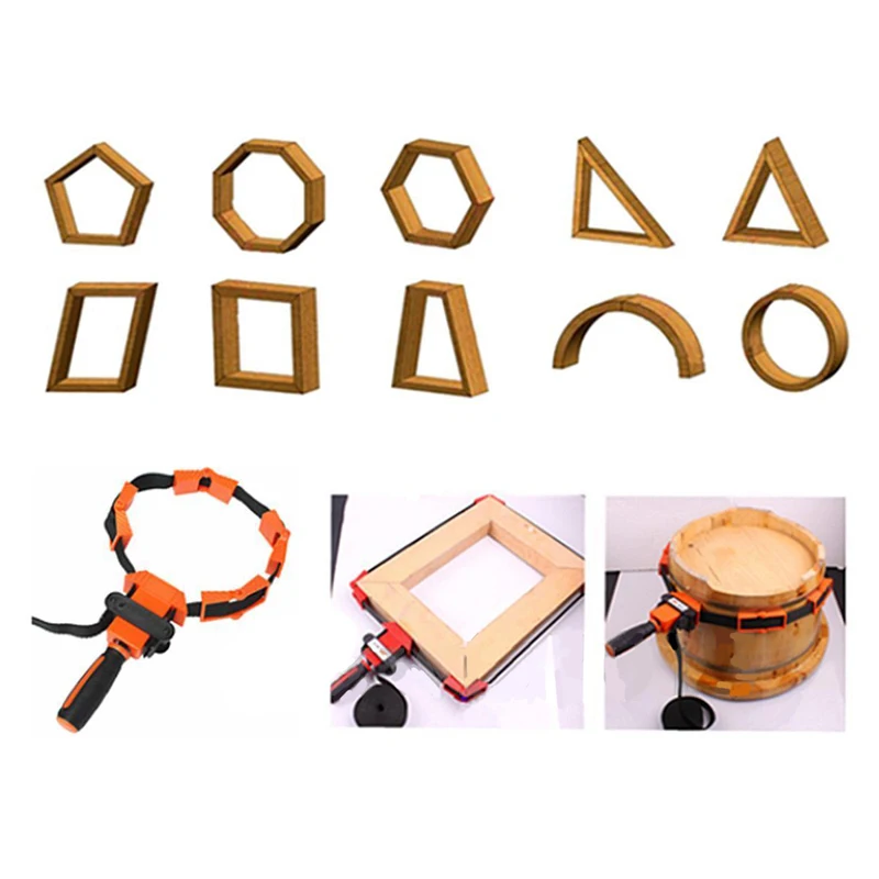 Corner Clamp Band Strap Clamp Holder For Picture Frame Drawer Woodworking Photo Tools Mayitr