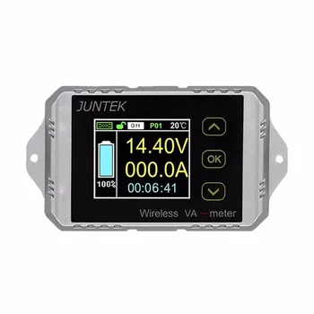 

JUNTEK DC 120V 200A Wireless Battery Coulometer Capacity Voltage Current Power Meter KWH Tester Energy Meter Monitor