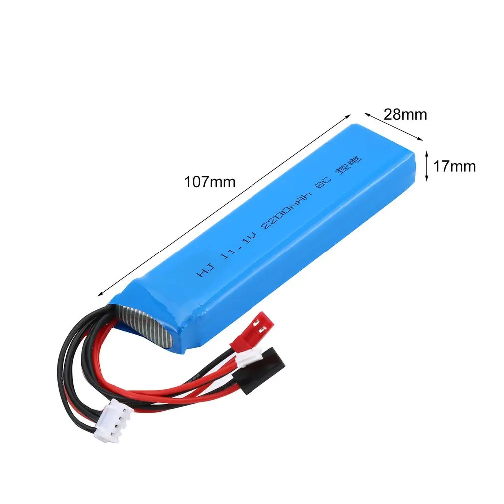11,1 V 2200 мА/ч, пульт дистанционного управления с перезарядкой литий радиопередатчик на аккумуляторе Батарея для радиосвязь AT9 AT10 AT90S devo7