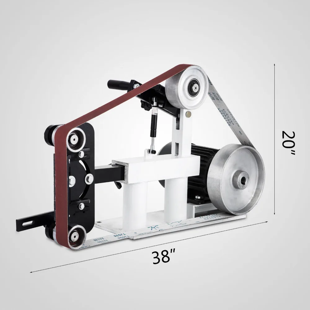 Ph427X1" колесо и плоский валиковый инструмент Отдых 2 Hp 220V машина шлифовальная ленточная 2" X 8" 2800r/мин шлифовальная машина с переменной скоростью