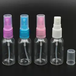 100 шт./лот мини Пластик прозрачный 30 мл ПЭТ-бутылки жидкость насос Емкость для наполнения духов флакон с распылителем PET Parfum бутылки