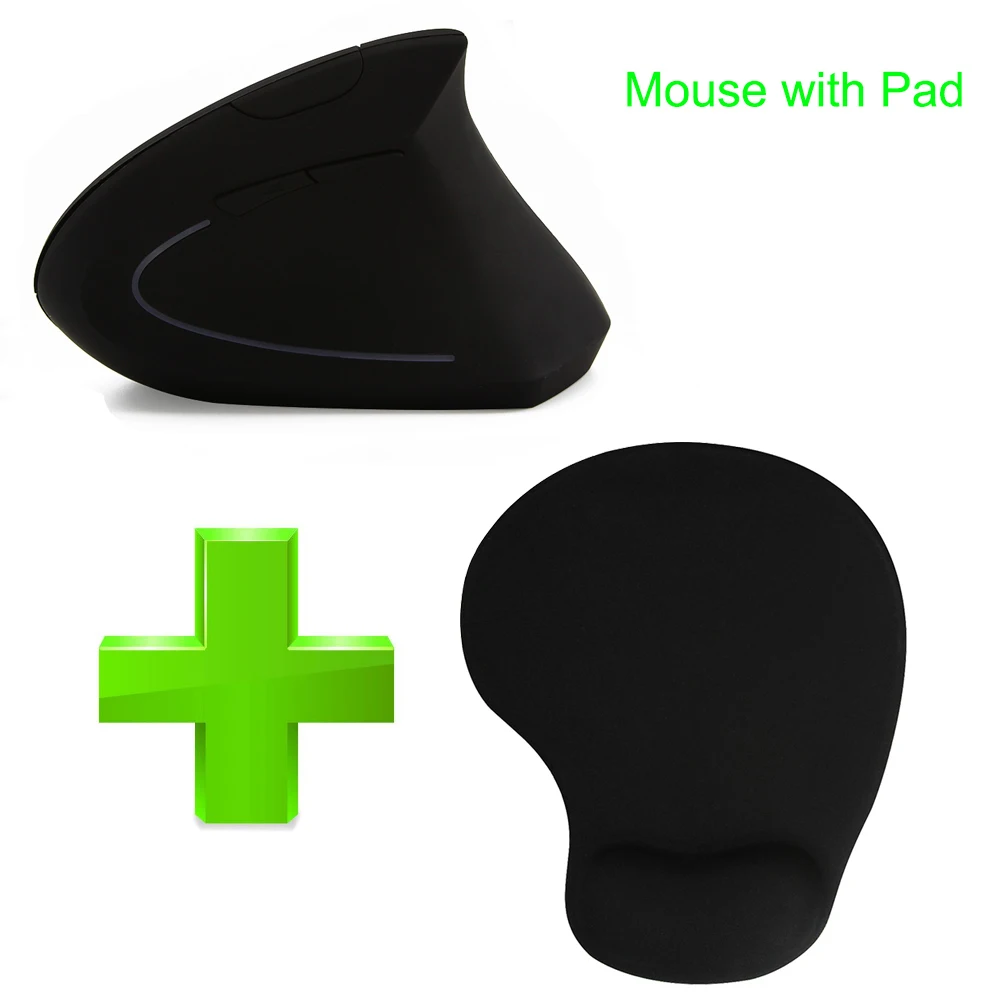 Cheapest CHYI Wireless Gaming Mouse Ergonomic Vertical Mouse 800/1200