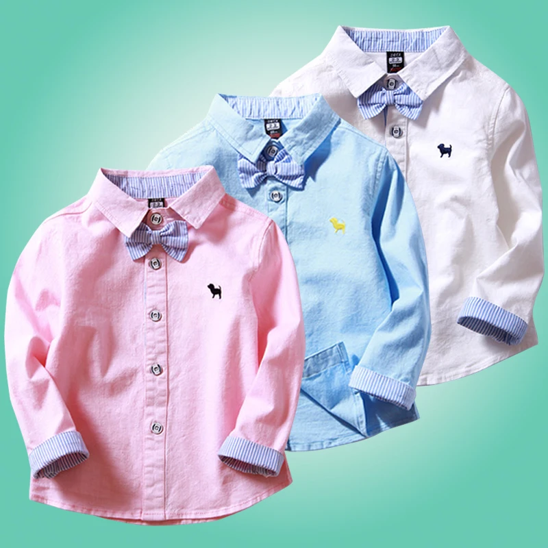 Buy boys shirt cotton long sleeve shirts kids clothes 2018 spring autumn little