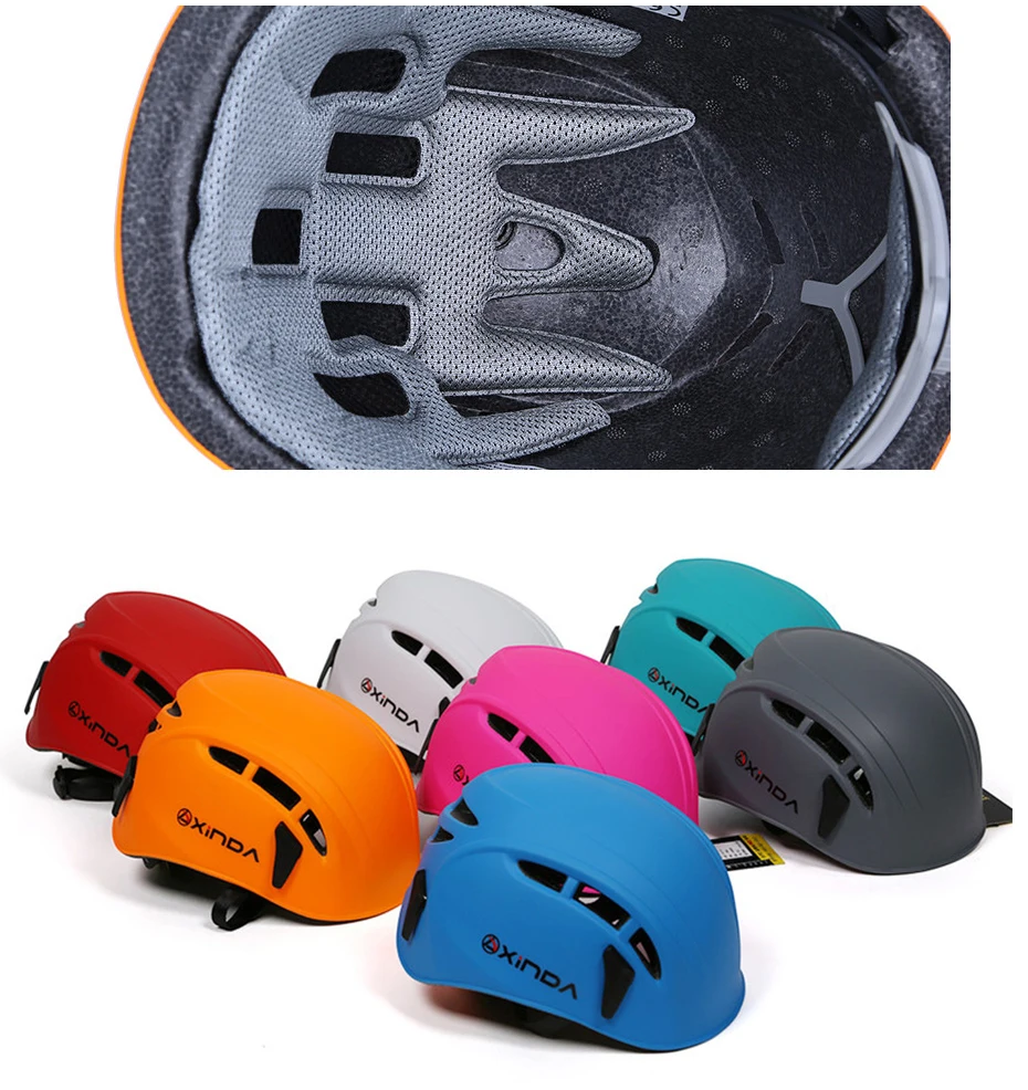 Escalada ao ar Equipamentos de Resgate de Montanha Montanha para Expandir Capacete de Segurança Xinda Livre Downhill Capacete Espeleologia para Expandir Espeleologia Trabalho Capacete 5 espeleologia montanha equipamentos de resgate para expandir