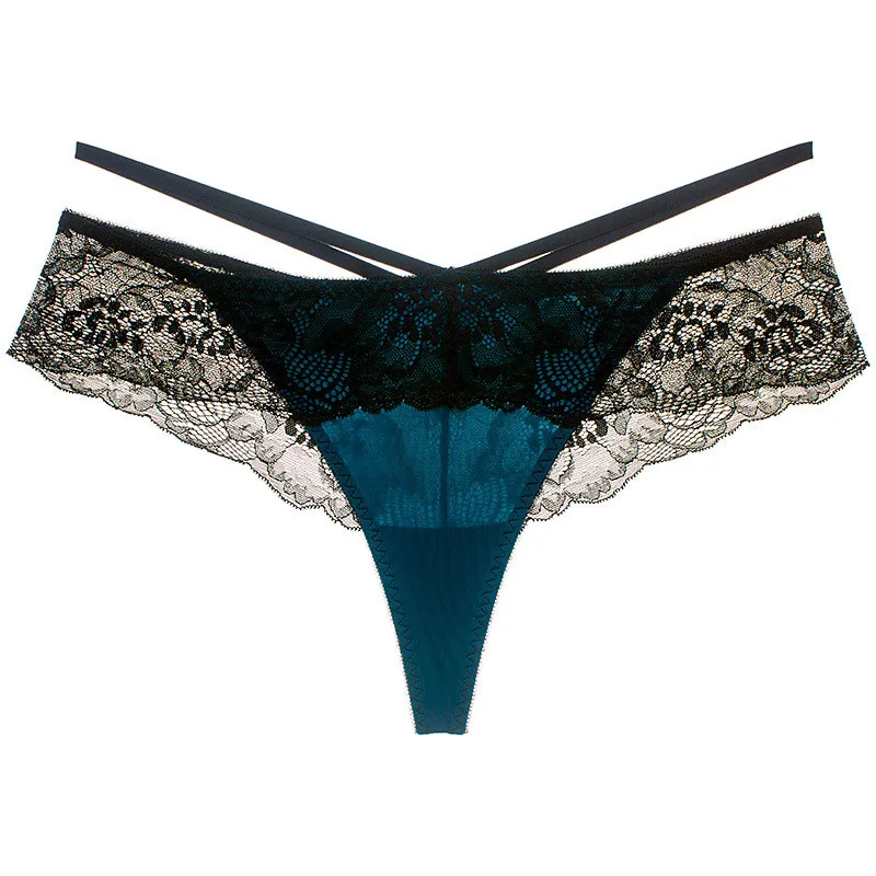 Sexy Ladies Lace Transparent Panties Thongs G Strings Panties Female Sex Fashion Low-Rise Women Underwear Seamless Briefs 15 (7)