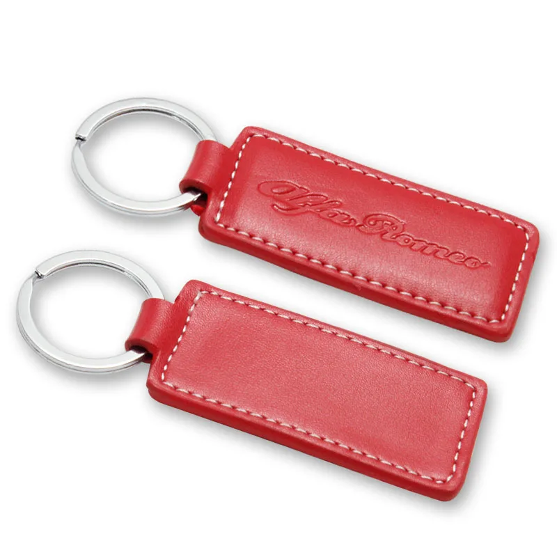 

1pcs Leather Car Keychain Key Ring Keyring for Alfa Romeo 159 147 156 giulietta 147 159 mito Car-styling Accessories