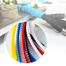 8mm cable sleeve wind pipe Colorful cable wire protect case computer cable store manage device pipe