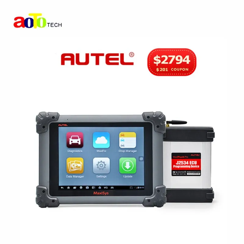 100% Первоначально AUTEL MaxiSYS MS908 Pro MaxiDas Maxisys pro MS908P Autel DS708 Диагностическая Система с Wi