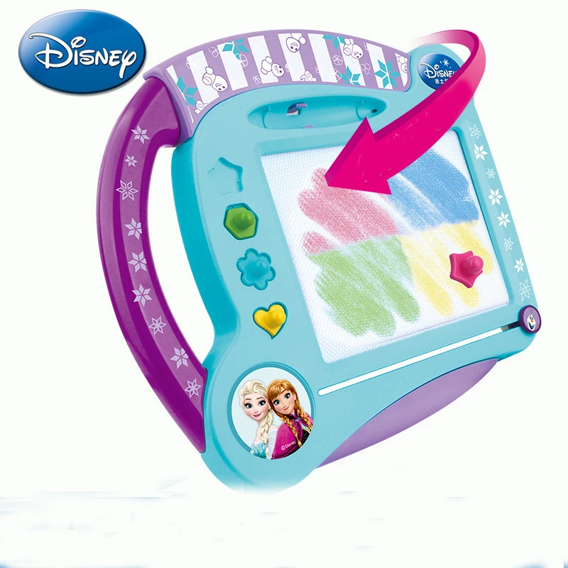 Disney развивающие игрушки Замороженные магнитная доска для рисования детская