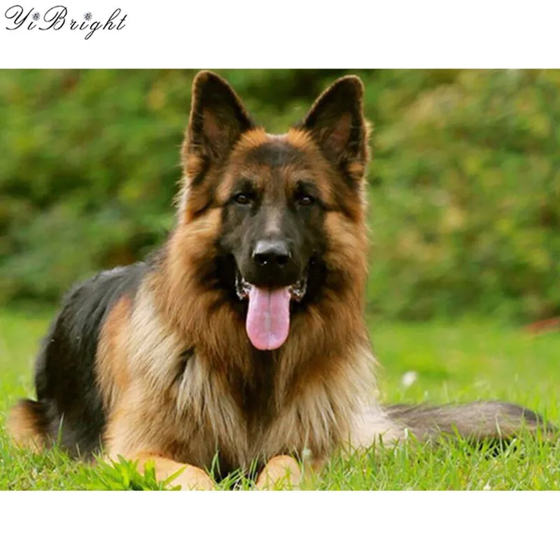 5D DIY Diamond Embroidery,Animal German Shepherd Dog Pet customization Diamond Painting,Cross Stitch,3D,Diamond Mosaic,Christmas