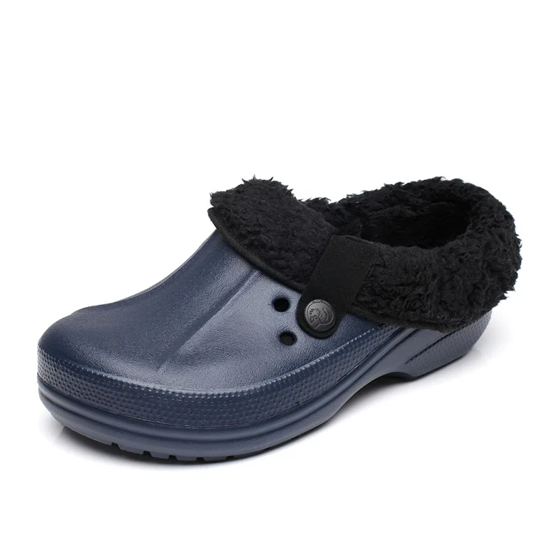 Originele Slippers Mannen Croc Clog Schoenen Winter Outdoor Klassieke  Mammoet Luxe Shearling Gevoerd Sneakers Winter Bont Tuin Sandalen -  AliExpress Schoenen