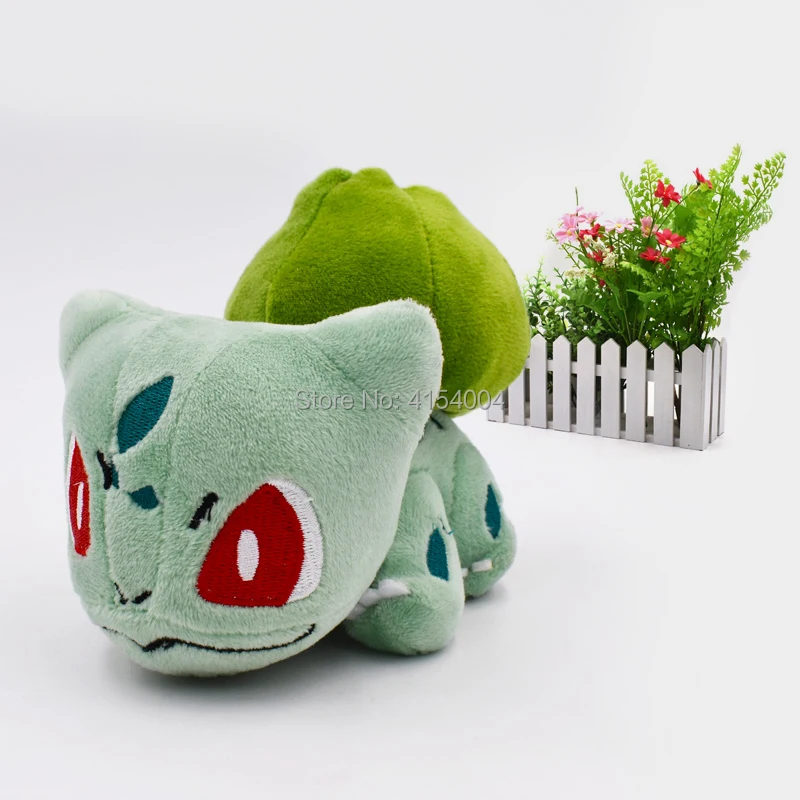 12 см аниме Peluche мультфильм кукла стиль Bulbasaur мягкие плюшевые мультфильм куклы отличный рождественский подарок игрушка для детей