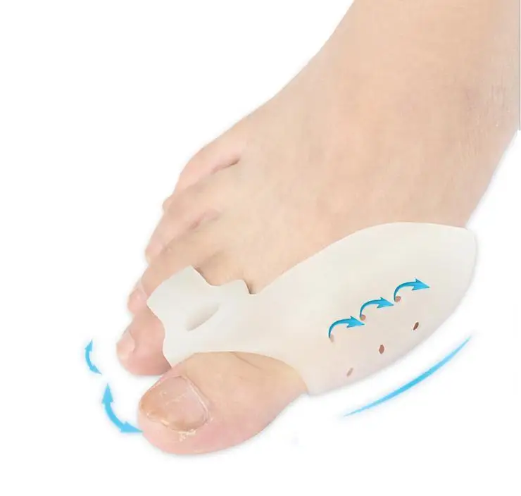 1pair Gel bunion corrector thumb bunion splint valgus protector Hallux