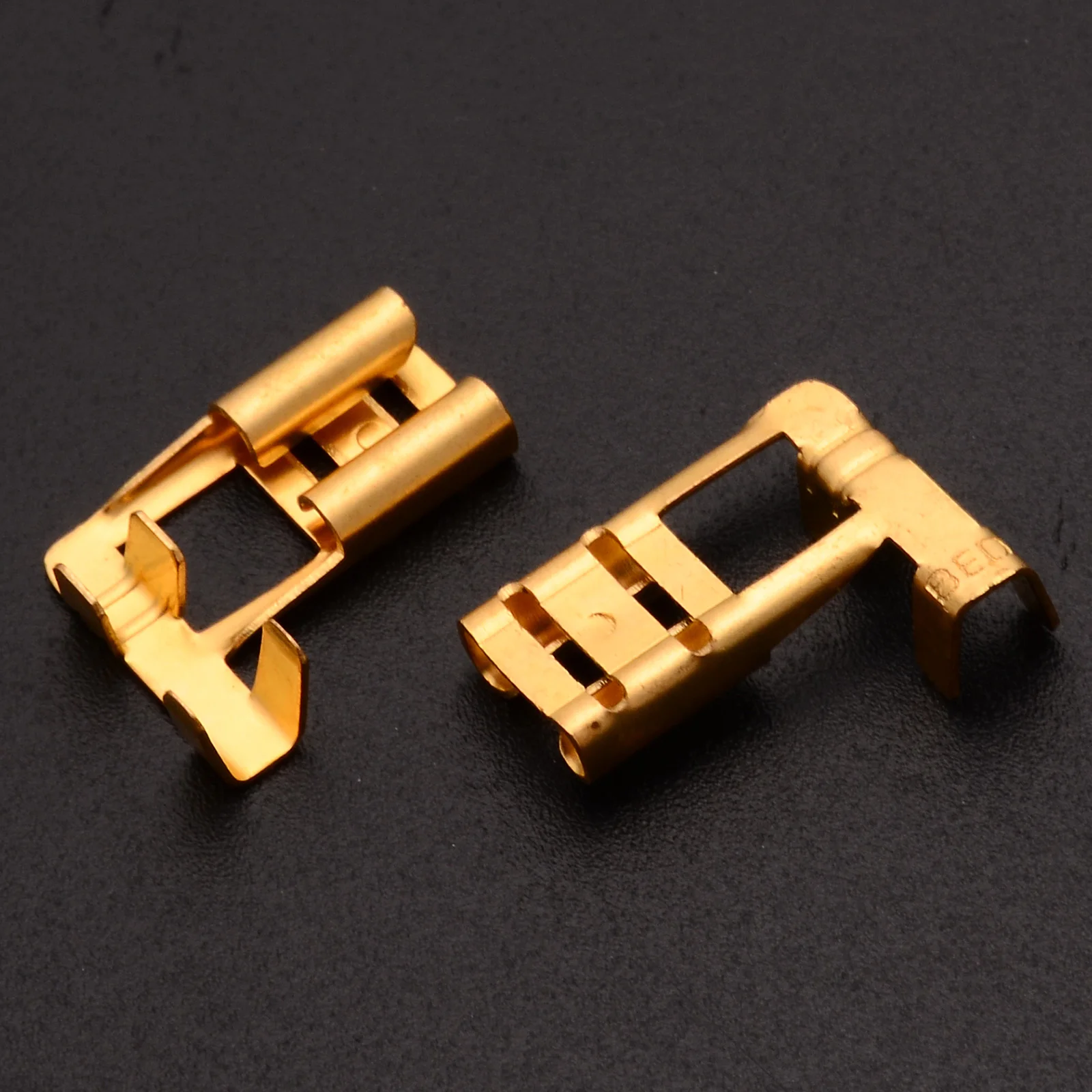 144pcs 2.8mm Electrical Connector Automotive Motorcycle Brass Bullet Connecto…