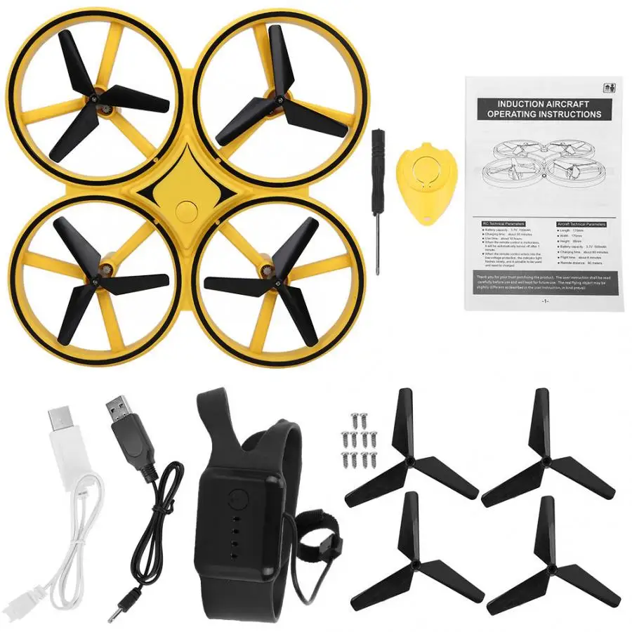 hand control rc drone