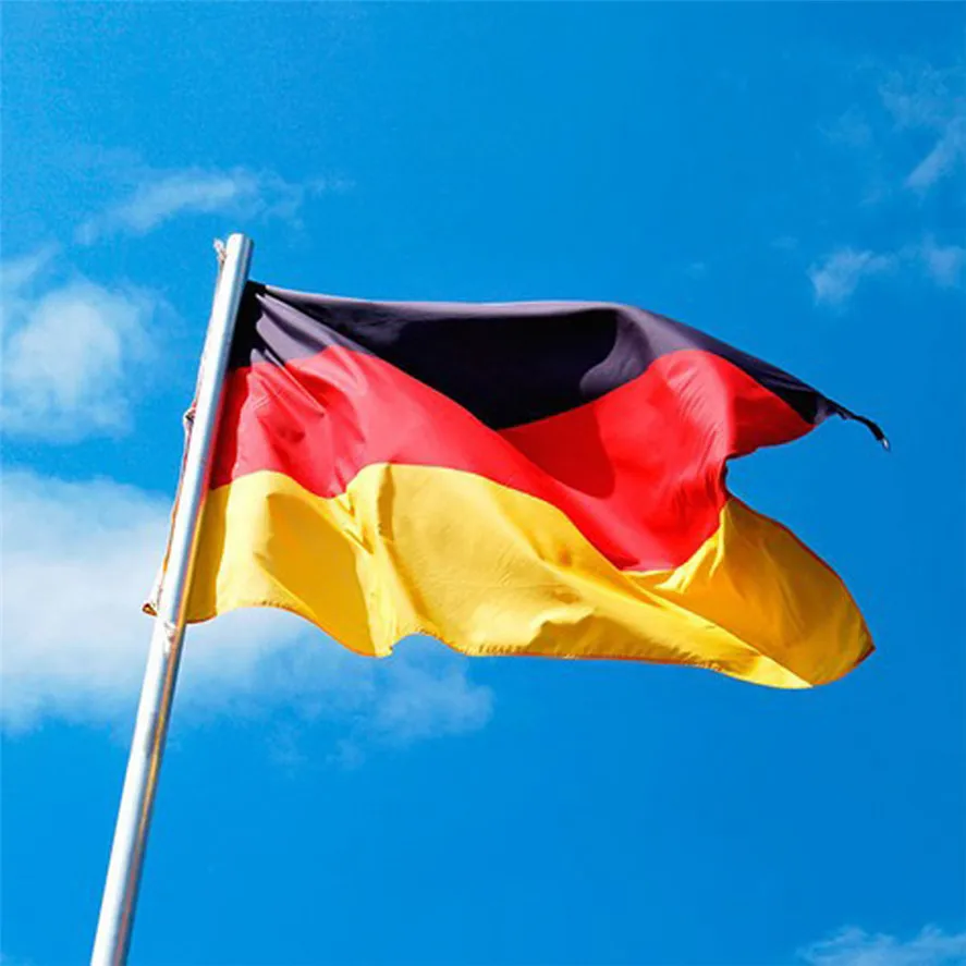 

New Germany Flag 90x150CM 1PC 3x5ft Germany Flag German Country Banner Deutschland Pennant Indoor Outdoor Home Decor 0509#30
