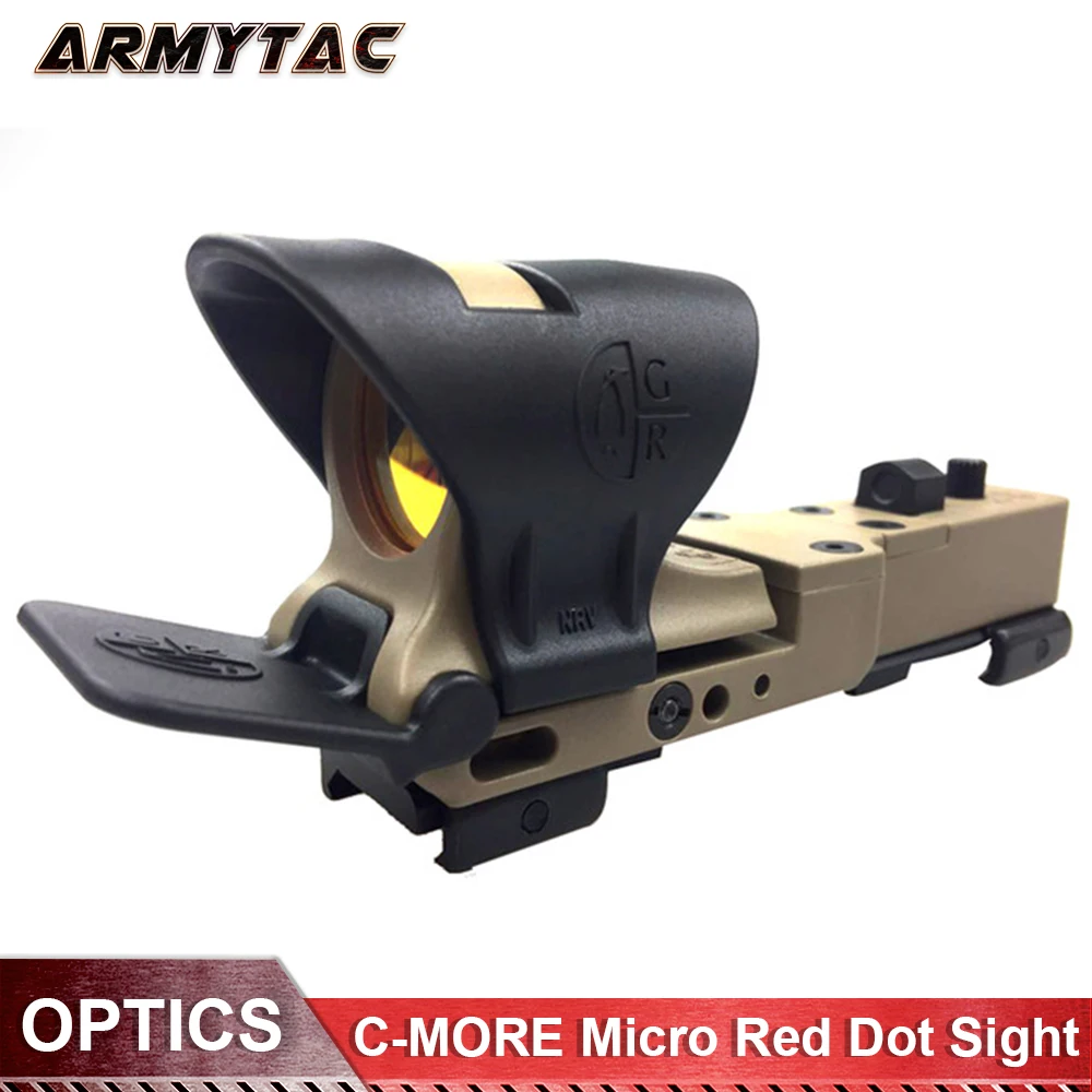 ArmyTac Охота коллиматор прицел Железнодорожный рефлекс C MORE Регулируемый