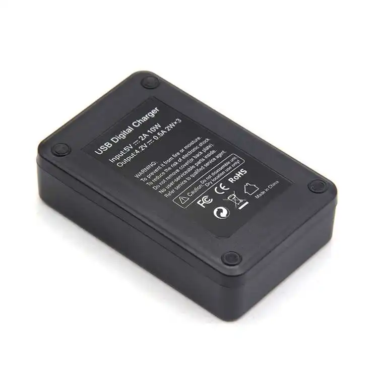 3-сторонний выход Батарея Зарядное устройство светодиодный Батарея Корпус 3 Слоты USB Зарядное устройство для действий Камера SJCAM SJ4000/5000
