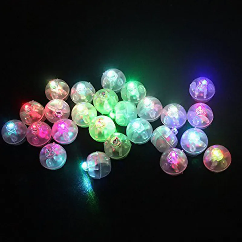 

100Pcs Mini LED Luminous Round Balloon Light Party Inflatable Balls Lamps Festival Romantic Light Wedding Party Decoration