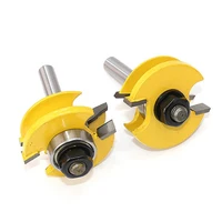 נתב bit ווד כלים 3 שאנק קרביד ווד Cutter 8mm Pcs Set Bit מיל Shank נגרות קאטר נתב עבור כלים לעיבוד עץ (2)