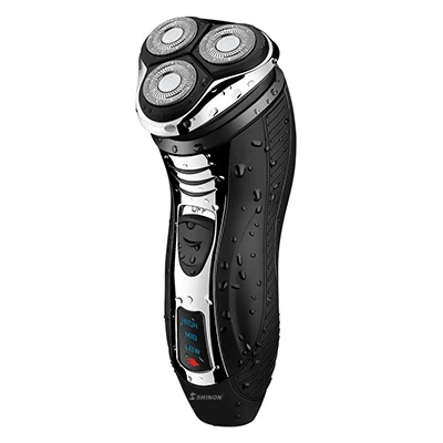 

Wet dry shaver floating blade&head rechargeable 3D electric shaver digital display electric razor for men beard shaving machine