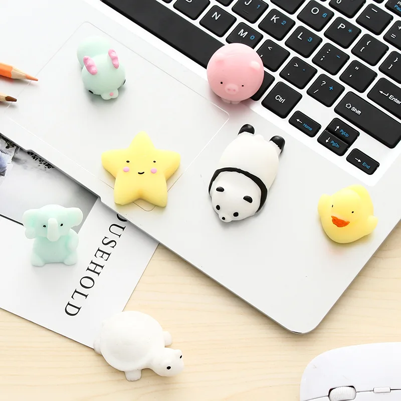 

New Cute Creative Gift Seal Decompression Toy Decompression Ball Vent Squeezing Tabletop Ornaments Small Animals
