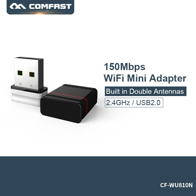 

Mini USB WiFi Adapter Comfast CF-WU810N-1 adaptador 150M wireless wifi access point usb wifi dongle adapter wifi usb RTL 8188EUS