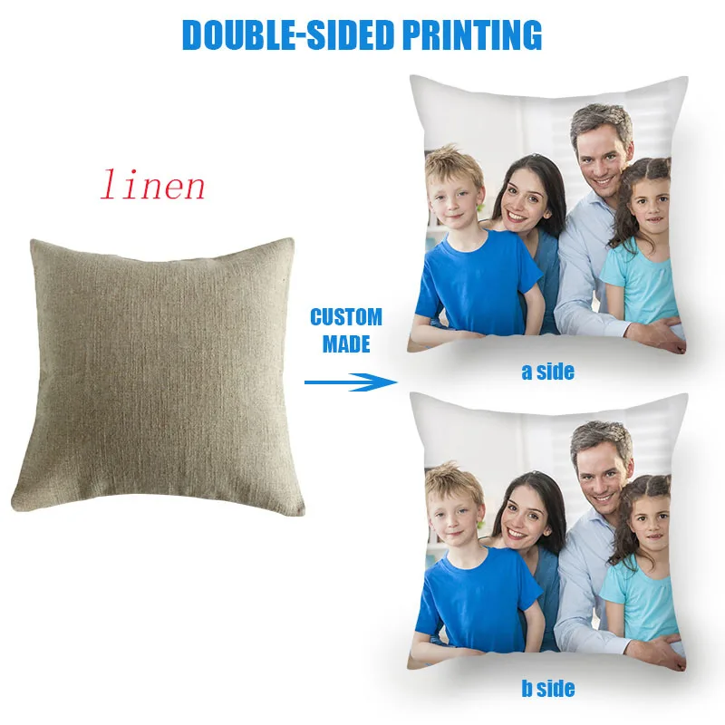 Fuwatacchi Cushion Cover Print Customize Gift Throw Pillowcase Double Sided Optional Print Personal Photos for Pillow Covers - Цвет: 4545YMAA