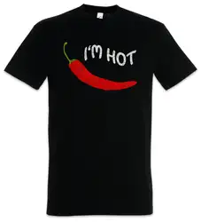 Чили I'm Hot t-shirt Детские перцы peperoncino Fun Hottie Hotty милые