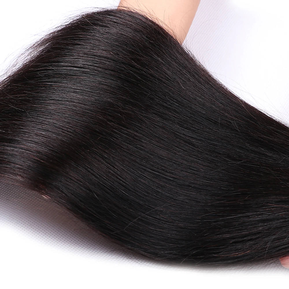 brazilian hair weave bundles with closure 