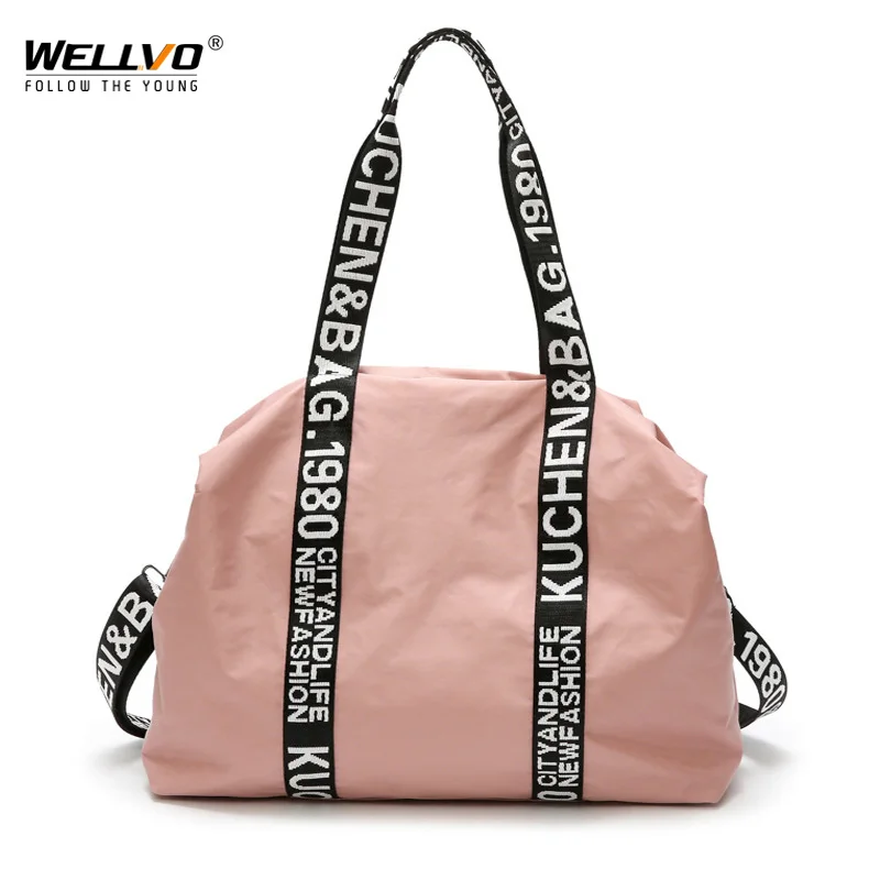 

Wellvo High Quality Oxford Women Handbags Fashion Female Shoulder Bag Large Crossbody Bag Big Waterproof Travel Bags 2019 XA58ZC