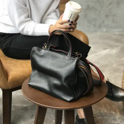 Genuine Leather Bags Designer Handbags Women Shoulder Crossbody Bags Women Menssenger Bag Tote Bolsas Feminina Famous Brand