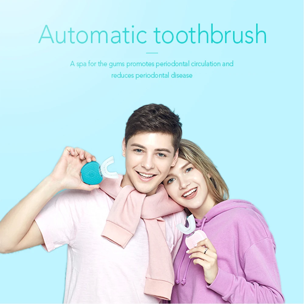 360 Degree Automatic Sonic Electric Toothbrush Ultrasonic Tooth Brush USB Rechargeable 4 Mode Teeth Cleaning 60ML Toothpaste 360 Degree Automatic Sonic Electric Toothbrush Ultrasonic Tooth Brush USB Rechargeable 4 Mode Teeth Cleaning 60ML Toothpaste